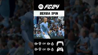 Berba Spin by Haaland the future GOAT  shorts football eafc24 gaming haaland fifa futbol [upl. by Gnek]