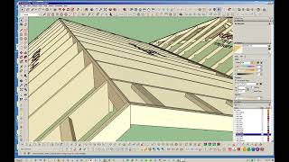 Medeek Truss Plugin Tutorial 22  Asymmetric Roof Framing [upl. by Alokin308]