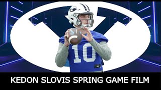 Kedon Slovis vs BYU  2023 BYU Spring Game Film [upl. by Anitsrik239]