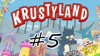 KC Plays  The Simpsons Tapped Out  Krustyland  Part 5 [upl. by Yetah]