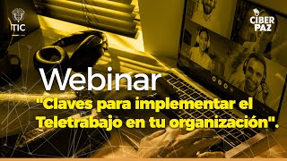 Claves para implementar el Teletrabajo en tu organización [upl. by Aserehs]