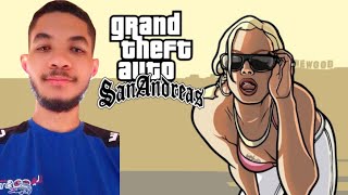 GTA SAN ANDREAS PORTSEM MODS INÍCIO DA GAMEPLAY PS2 Rumo1Kinscritos [upl. by Oicnedurp]