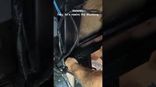 New wiring harness install  1966 Mustang [upl. by Sordnaxela]