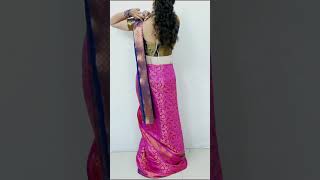 Saree draping tips with perfect pleats  silk saree draping for beginners  silk saree draping [upl. by Malda820]