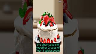 Strawberry Shortcake Recipe cakerecipe [upl. by Eira]