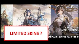 Limited Skins   Arknights [upl. by Ecyac]