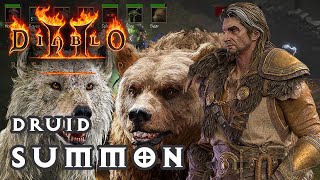 Diablo II Resurrected  Summon Druid Cách Build [upl. by Kancler]