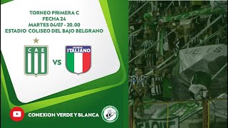 EXCURSIONISTAS VS SPORTIVO ITALIANO  PRIMERA C 2023 FECHA 24 [upl. by Beverle]