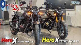 Hero Xtreme 160R 4v Dual Channel ABS Vs Xtreme 160r 2v New Model 2024 Comparison Which is Best Bike [upl. by Macrae428]