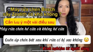 Máy rửa chén bát Bosch sấy Zeolith có khô không [upl. by Yntruoc610]