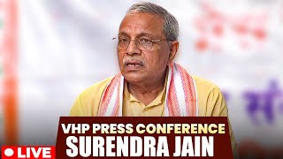 VHP Press conference LIVE  Surendra Jain  rise in attacks on Hindu festival  India  New Delhi [upl. by Ahsiram]