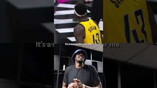 Obi Toppin Interviews Pascal Siakam About His Dunk Against The Clippers  Indiana Pacers [upl. by Hyatt]