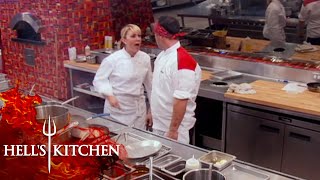 Anton Gets Into A HUGE Argument With Chef Andi  Hells Kitchen [upl. by Champaigne]