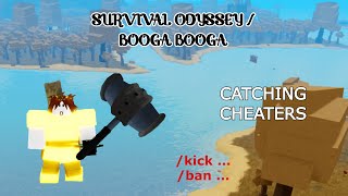 Catching HACKERSEXPLOITERS in BOOGA BOOGASURVIVAL ODYSSEY  Roblox Survival Odyssey [upl. by Aerda]