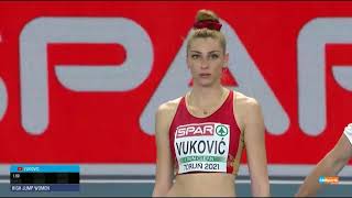 Marija Vukovic High Jump l EIC Championships [upl. by Siram]