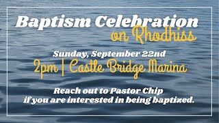 Baptism Celebration at Rhodhiss  Sunday September 22 2024 [upl. by Britni]