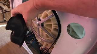 Splendide 2100xc RV washerdryer combo not drying repair and install Vassmotorsports [upl. by Inalem]