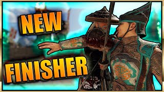 New Aramusha Finisher  The AWESOME 1 vs 3  ForHonor [upl. by Leonelle]