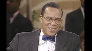 Minister Louis Farrakhan on Donahue 1990 InstitutionalizedRacism [upl. by Mikkel]