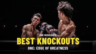 Best Knockouts  ONE EDGE OF GREATNESS [upl. by Alodee]