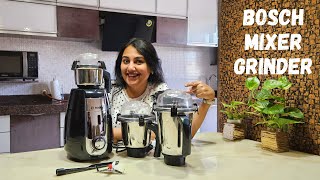 The best mixer grinder for daily home use  Bosch TrueMixx Pro Mixer Grinder unboxing and review [upl. by Baniaz292]