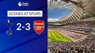 SCENES AT TOTTENHAM  SPURS v ARSENAL 2024 ATMOSPHERE SONGS AND CHANTS AT THE STADIUM [upl. by Beltran]