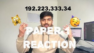 Paper 1 Reaction  Paper 2 tips GCSE OCR Computer Science Exam 2024 📚 [upl. by Ettenaj]