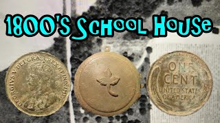 Metal Detecting At The 1800s School House [upl. by Annahsat2]