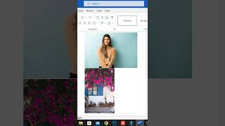 Remove and change photo background in MS Word laptop computer windows reels viral shorts [upl. by Nelly]