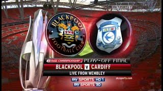 Blackpool 3 Cardiff City 2 Championship playoff final 22 May 2010 [upl. by Eirolav]