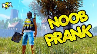 B2K Fan NOOB PRANK NO GUN SKINS NO CHARACTER SKILLS [upl. by Aoniak]