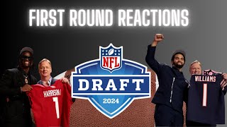 Full Round One Reaction of the NFL Draft [upl. by Hogen]