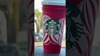 Free Christmas cup at Starbucks [upl. by Alad]