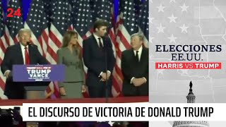 Así fue el discurso del triunfo de Donald Trump  Elecciones presidenciales de Estados Unidos 2024 [upl. by Goodwin]