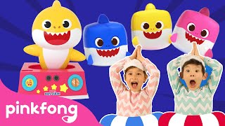 Play with Baby Shark Toys  Stacking Cups Bubble Blaster Dancing DJ  Baby Shark Songs  Pinkfong [upl. by Jolanta]