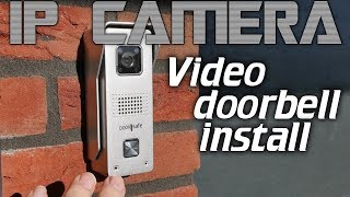 IPcam Video doorbell install [upl. by Rangel]