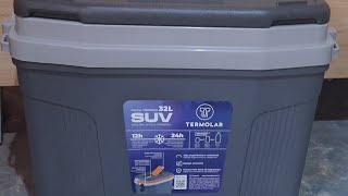 UNBOXING CAIXA TÉRMICA TERMOLAR 32L SUV [upl. by Biagi]