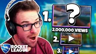 Reacting to the most viewed Rocket League clips of all time [upl. by Lamp]