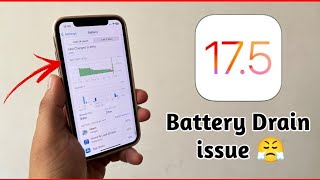 iOS 175 Battery Drain issue  How To Fix Battery Draining Fast iOS 175 [upl. by Mahau]