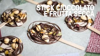 Stick di cioccolato con frutta secca mista [upl. by Apgar]