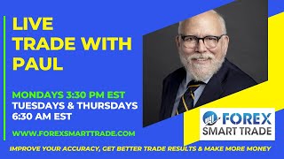 Earn Extra Income Day Trading  Watch LIVE Forex Trade with Paul McMann  Easy amp Accurate Indicators [upl. by Simmie441]