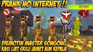 PRANK GLOBAL NGELAG RANK MASTER MALAH DIEMOTIN ORANG SONGONG AUTO KASI LIAT SKILL JAMET  FREE FIRE [upl. by Ephrem]