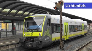 Lichtenfels Neue Desiro HC des FTX mit FROHE WEIHNACHTEN agils Coburg🔁Bayreuth BR612 [upl. by Roxy]