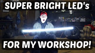 Lighting Up My Shop With 5000k LEDs Hyperikon [upl. by Chew]