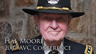 We Were Soldiers Lt General Hal Moore on Leadership 2007 AVC Conference [upl. by Vasilek]