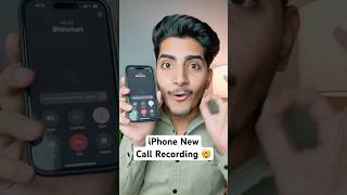 iPhone Call Recording Feature 🤯 iphone tech appleiphone [upl. by Aihsetel]