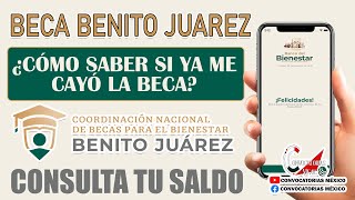 ➡️ ¡Lo que tienes que saber ¿Cómo saber si ya me cayó la beca Beca Benito Juárez 2022 [upl. by Enitsuga606]