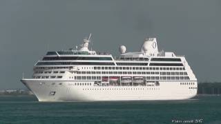 Oceania Cruises Nautica departs QE2 Terminal Southampton 13617 [upl. by Swann]