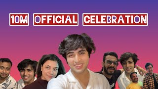 10M Official Party🥳🎉  Ft other creators❤️  Grovers Here  ​⁠RajGrover005 [upl. by Balough]