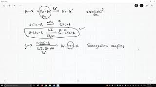 Sonogashira coupling [upl. by Carolina]